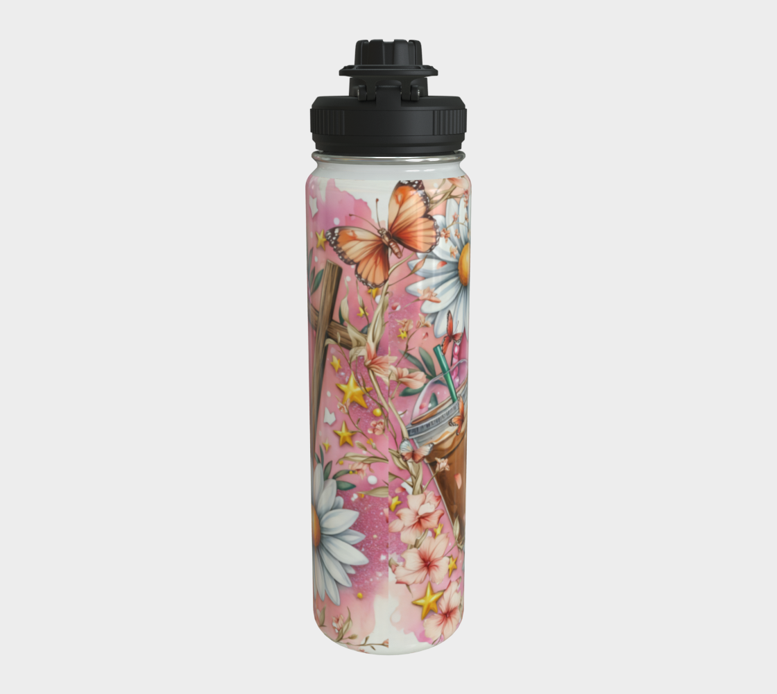 Jesus Fills My Cup Stainless Steel 24 oz Water Bottle